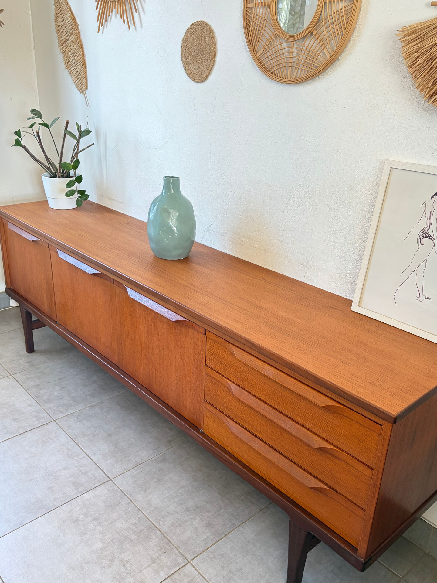 Vintage teak sideboard