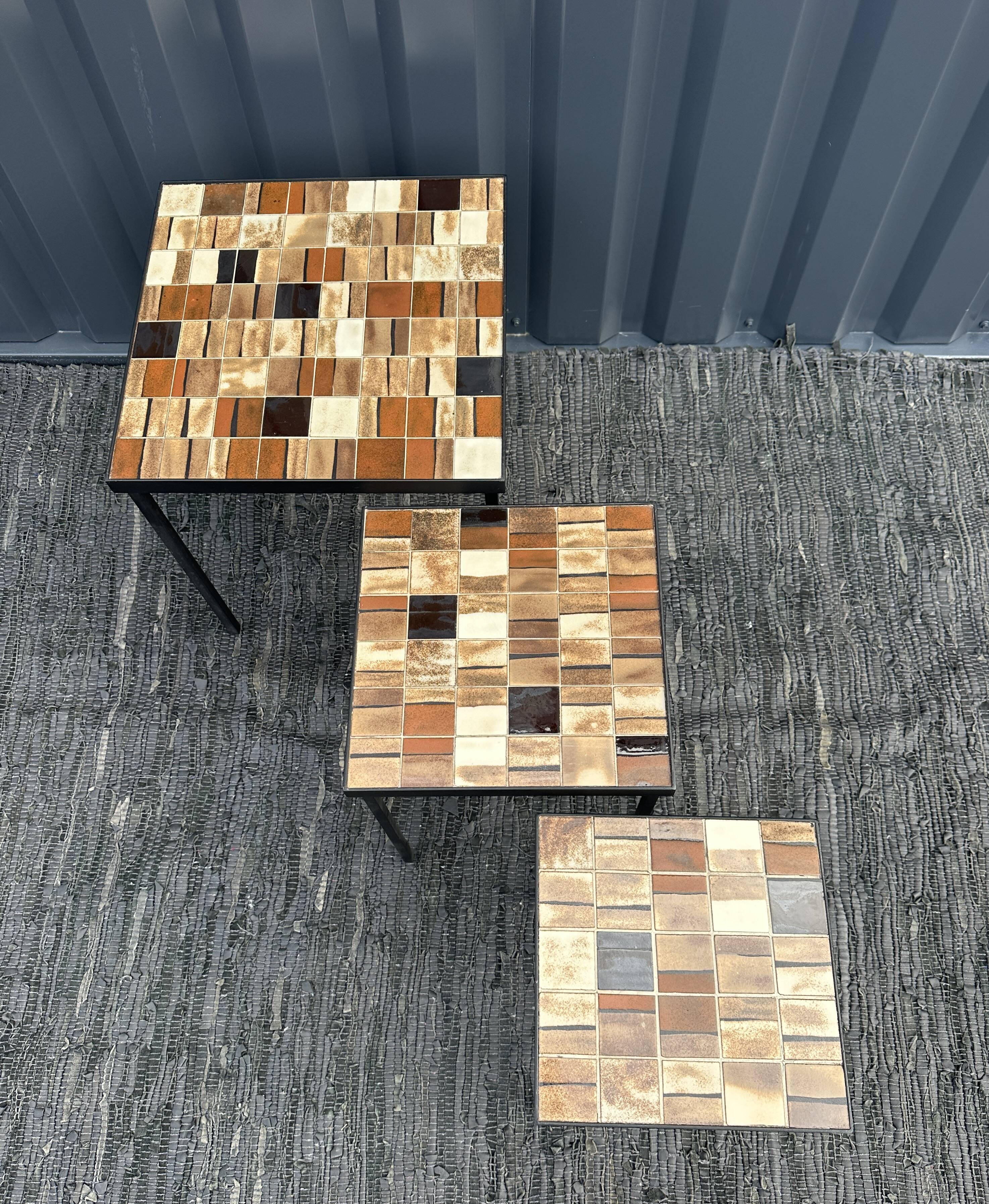 Mado jolain trio de tables basses