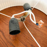 Wicker ceiling lamp