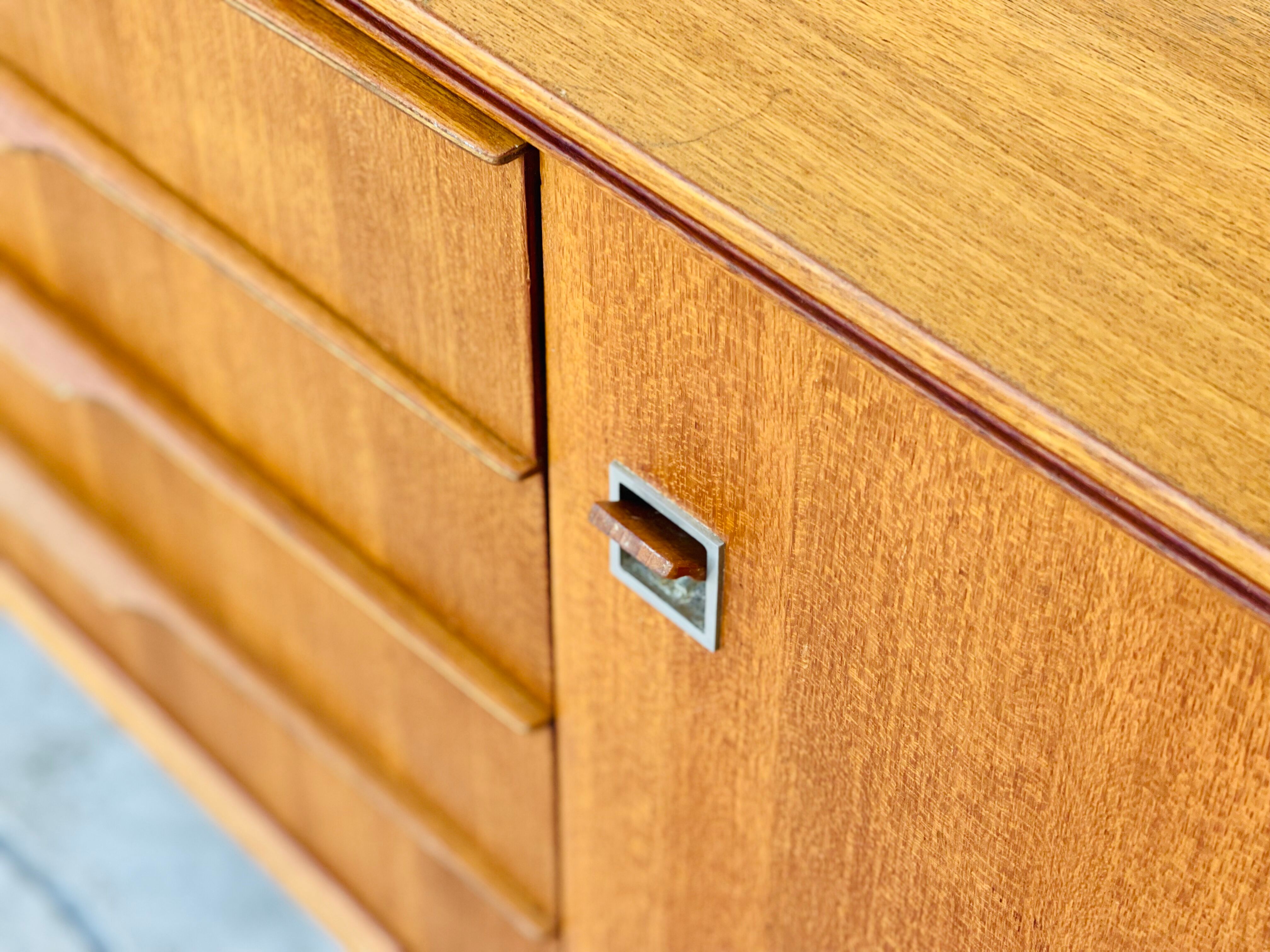 Scandinavian teak row