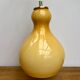 Vintage blind hanging lamp in ochre opaline