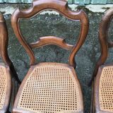 Louis Philippe style beech chairs