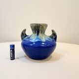 Vase with handles vintage alpho art deco ceramic alphonse mouton vintage