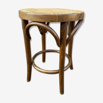 Tabouret viennois de piano bois courbé 1950