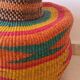 Panier Bolga panier décoratif africain Multicolore