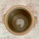 Grease pot or stoneware salt pan