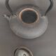 Vintage black cast iron teapot 800 ml