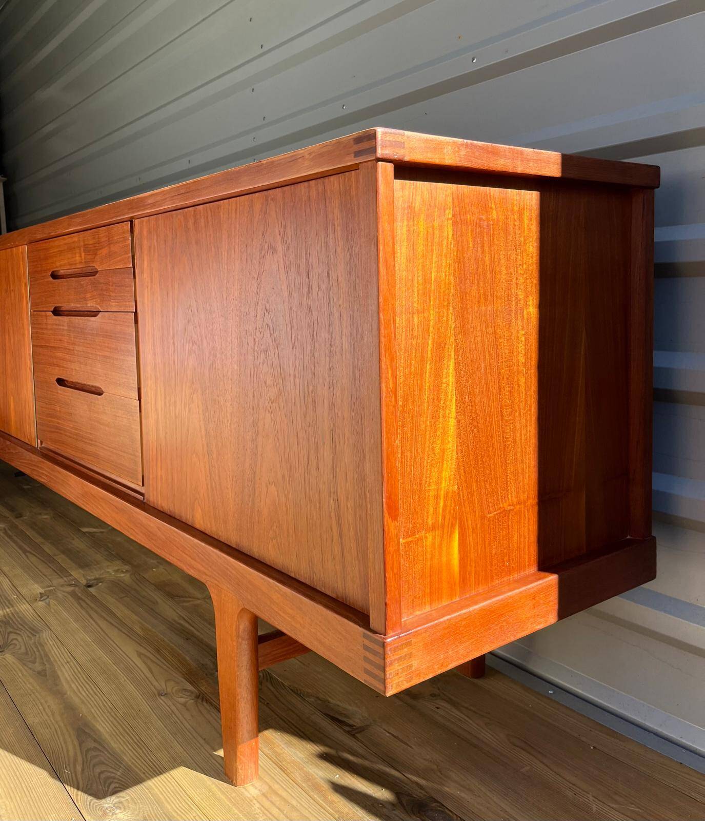 Scandinavian sideboard, Henning Kjaernulf for Møbelfabrik 🇩🇰, 1960s