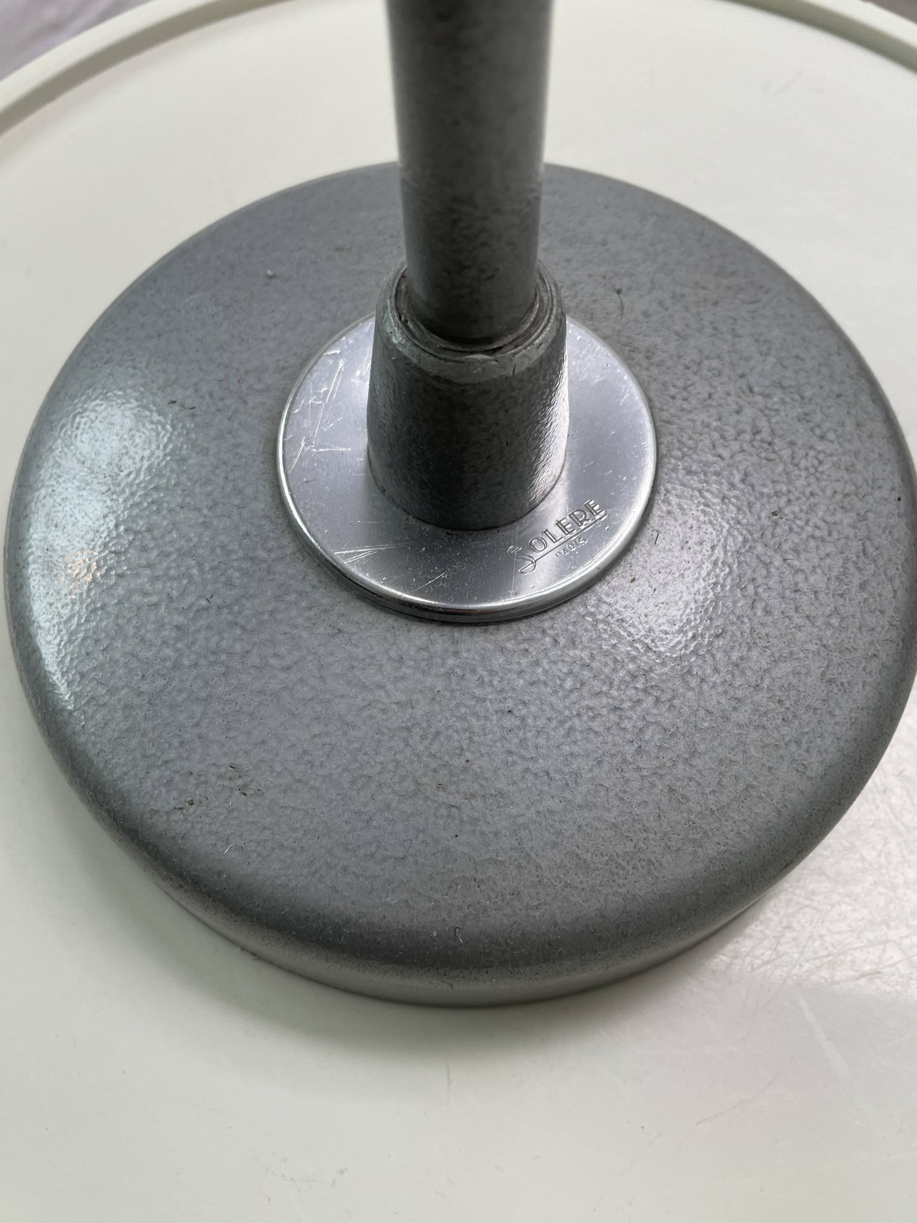 Lampe Solere vintage – Lampe de bureau industrielle française – Design XXe