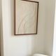 Beige relief painting