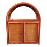 Rattan shelf