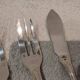 Hors d'oeuvre service, 4 pieces, silver-plated metal, Christofle Vendôme silversmith
