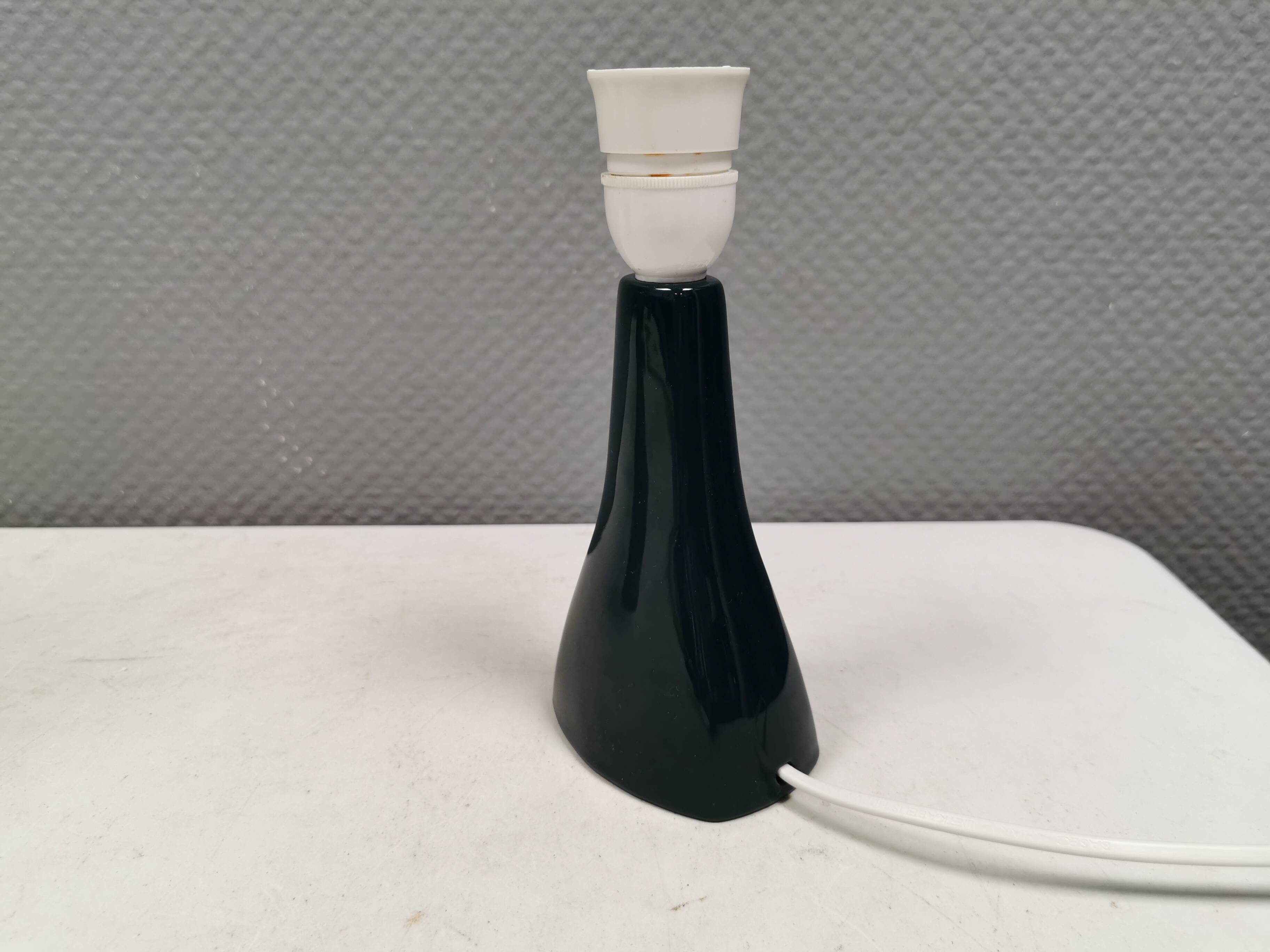 Small and rare LYFA ceramic table lamp, Denmark, 1970s.
