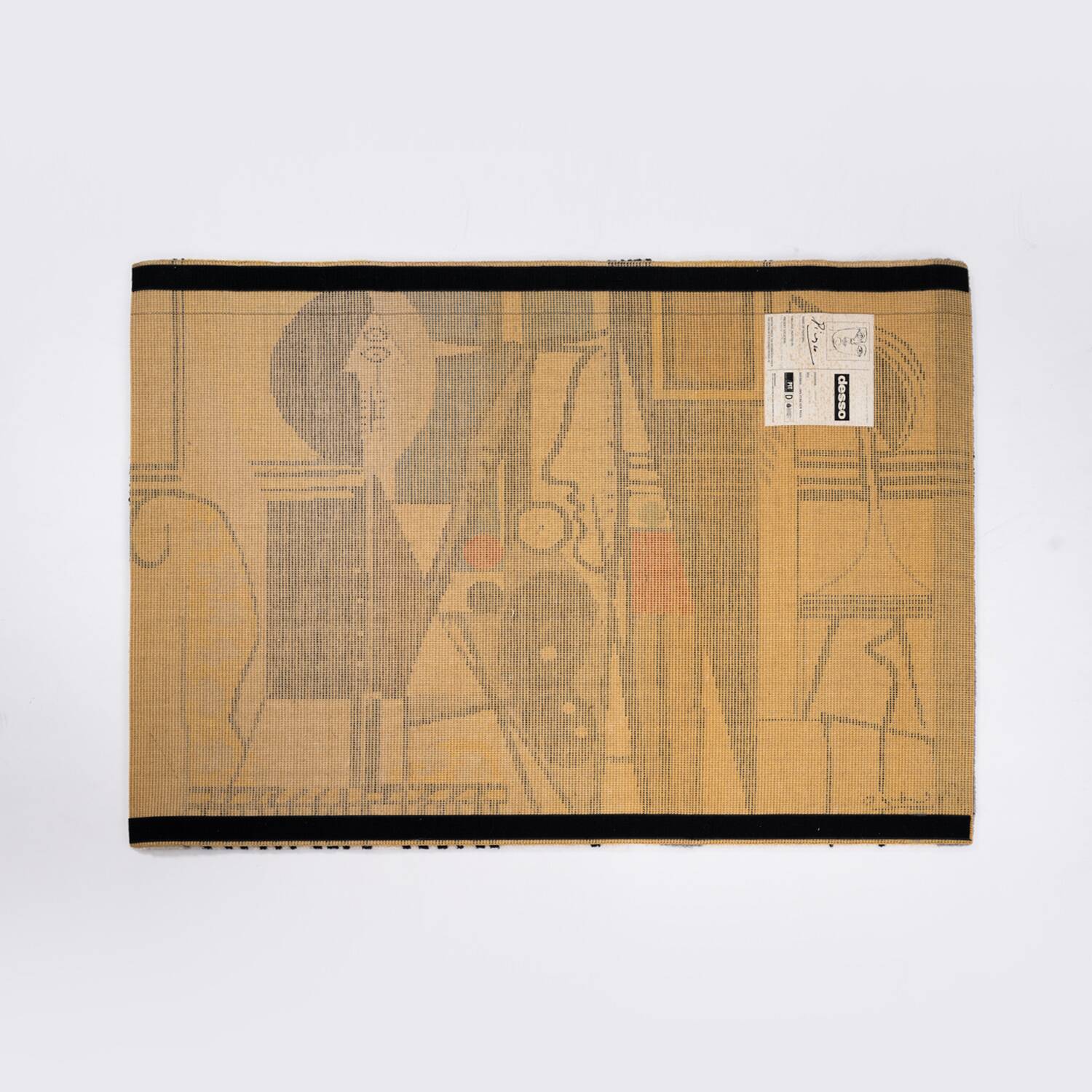 Tapisserie murale Picasso par Desso, années 1980