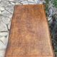 Louis XV style carved solid oak writing table, 19th century