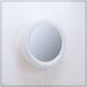 Vintage illuminated mirror in bubbled glass by Limburg - 1970s