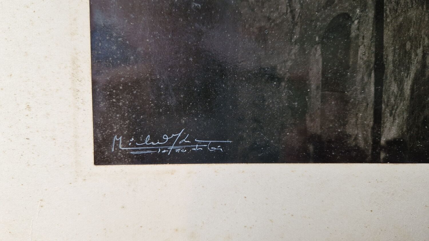 Vintage black and white photo