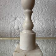 1970s alabaster column lamp