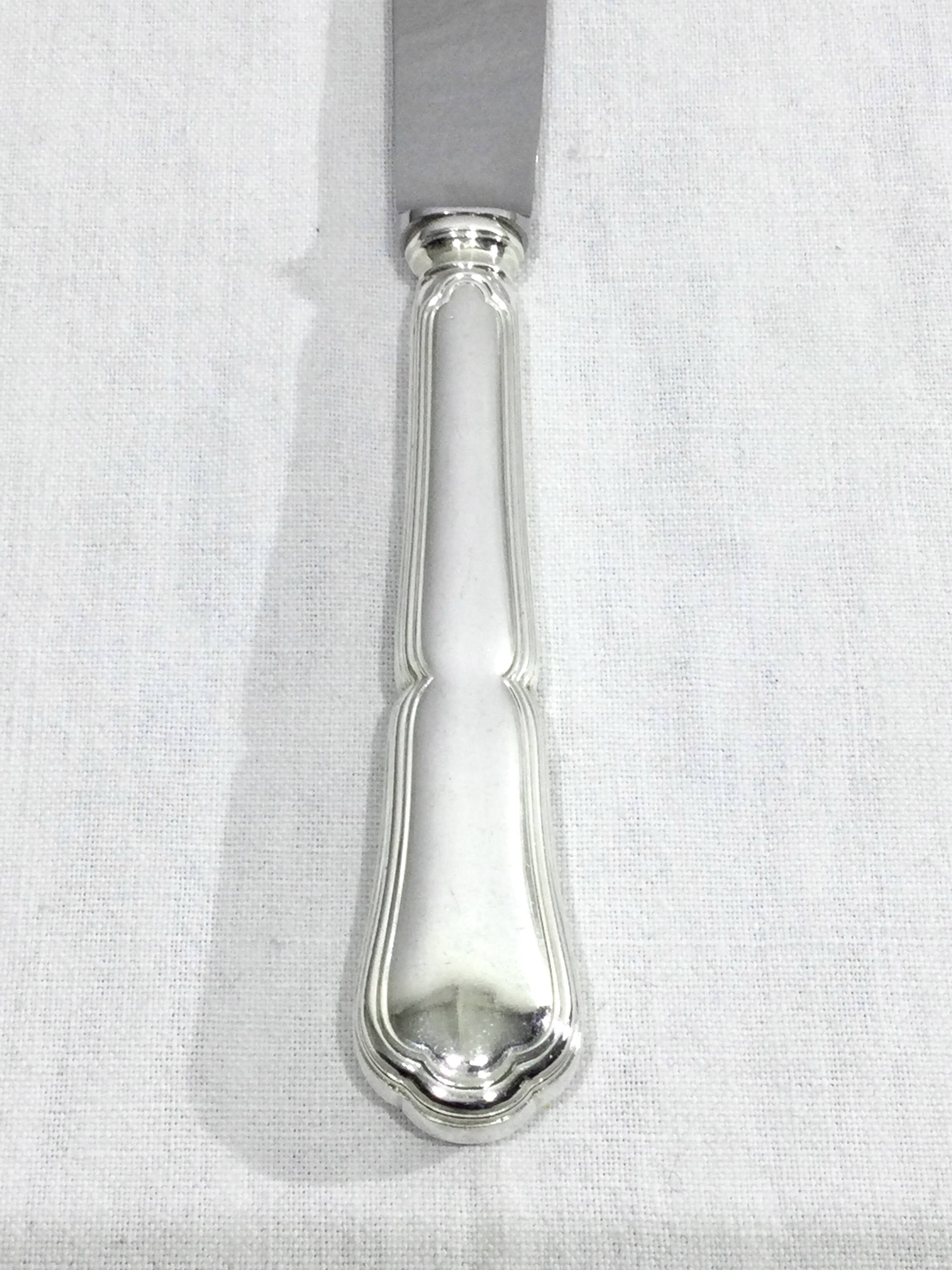Saint Médard - Silver plated knives