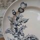 Old Lonchamp ceramic plate, Chardon Terre de fer model