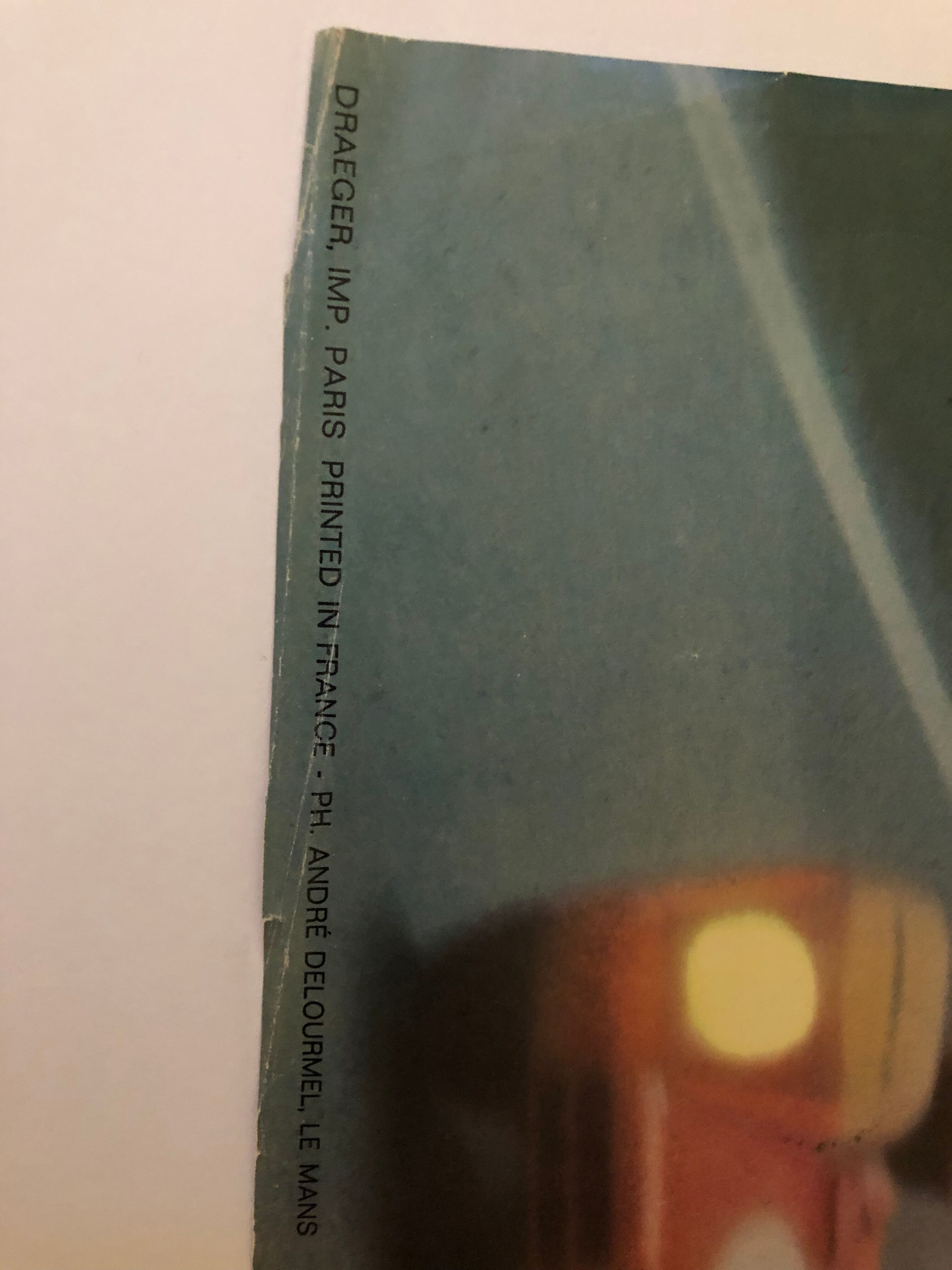 Original poster 24 Hours of Le Mans, 12 and 13 June 1971