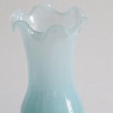 Blue opaline vase