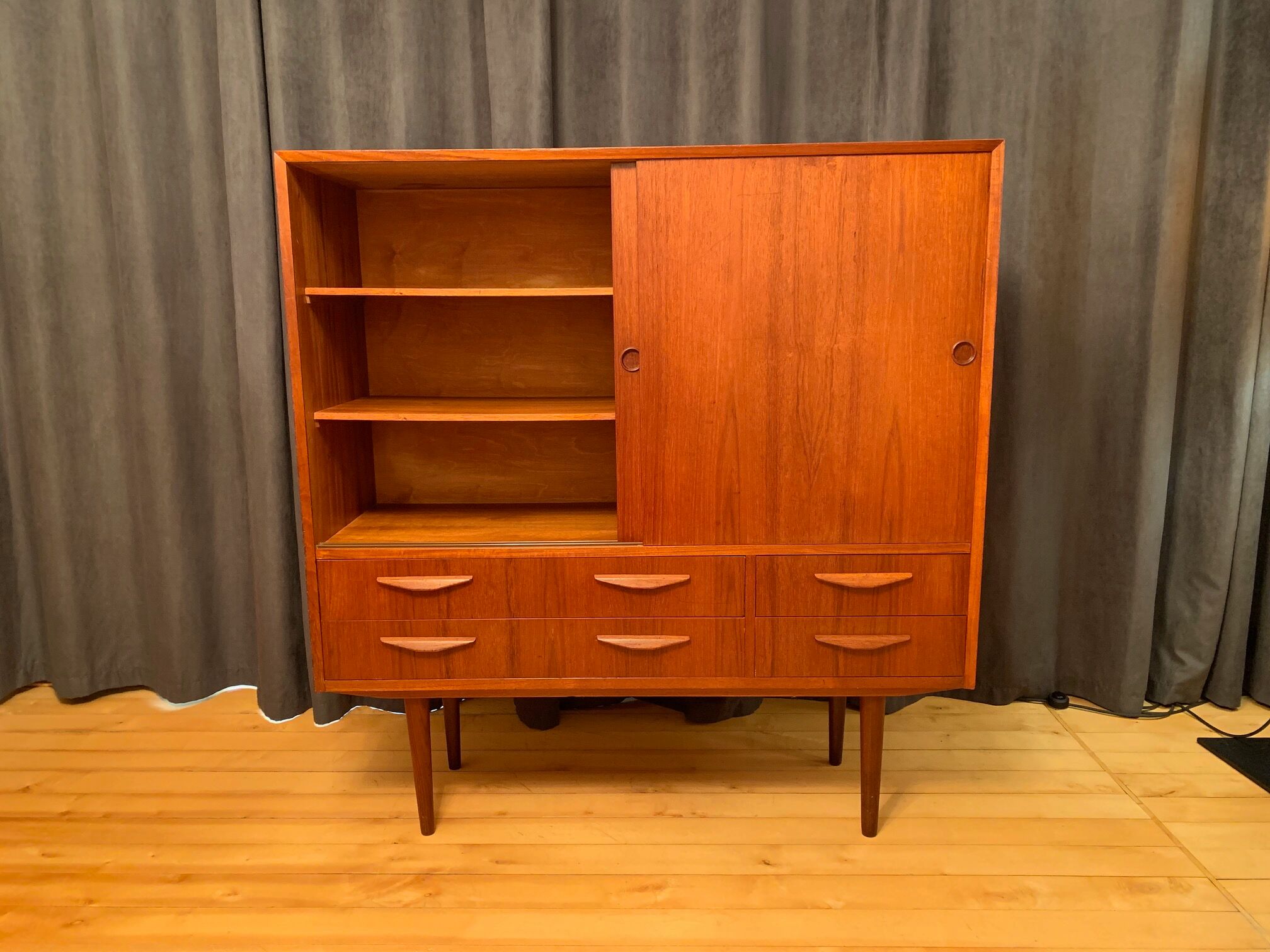 Teak sideboard, denmark, 1960s