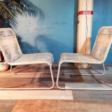 Armchairs scoubidou 1980s