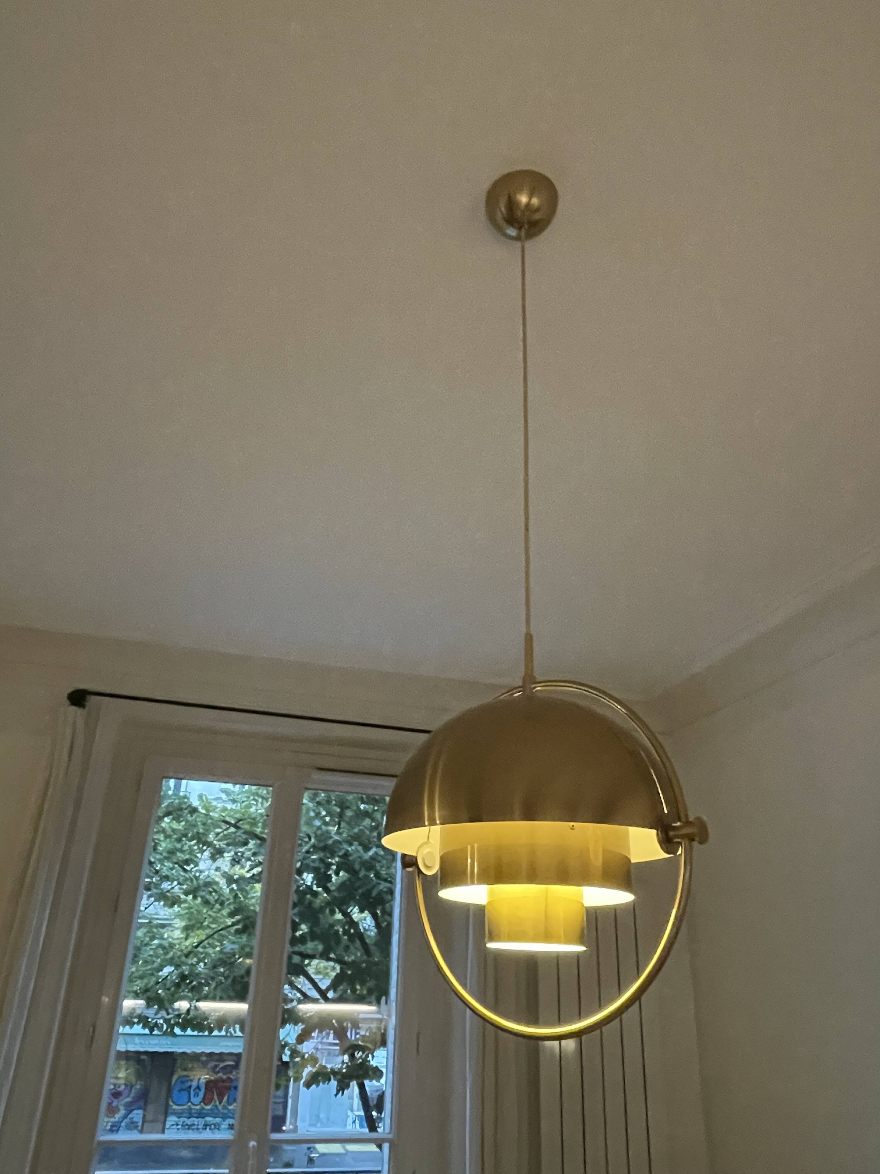 Gubi multi lite brass suspension perfect condition