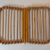 vintage rattan basket worker
