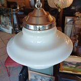 Vintage white opaline lustre from 1940.