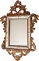 Antique gilded wooden mirror with mouldings, Louis XV style.