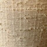 Ceramic lamp and textured fabrics