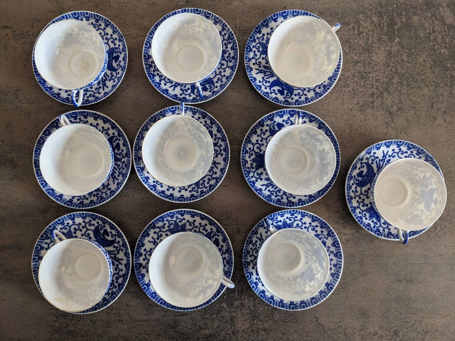 Japanese tea cup set