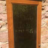 Beveled mirror oak frame