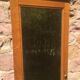 Bevelled mirror oak frame