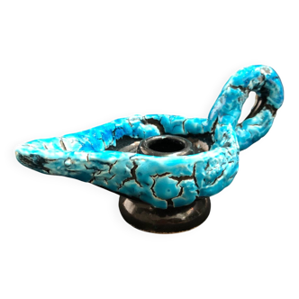 Luc Vallauris Fatlava Sea Foam Candle Holder