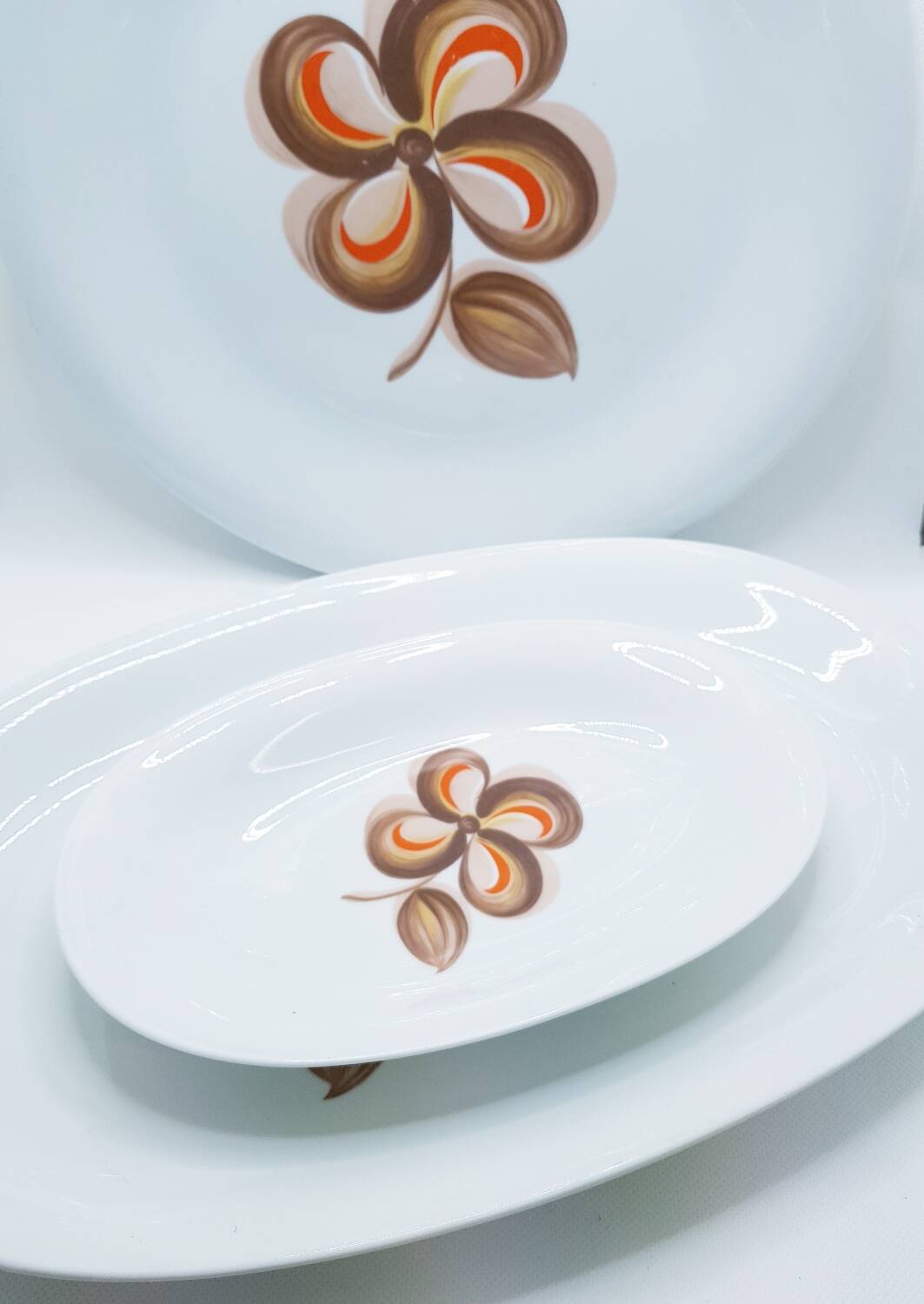 Service de table grande fleur