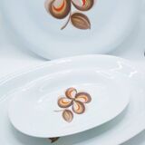 Service de table grande fleur
