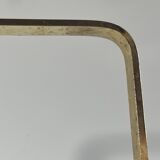 Vintage gold cast glass ice bucket.