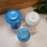 Ensemble de 3 Vases Miniatures en Opaline