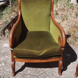 Pair of bergère armchairs