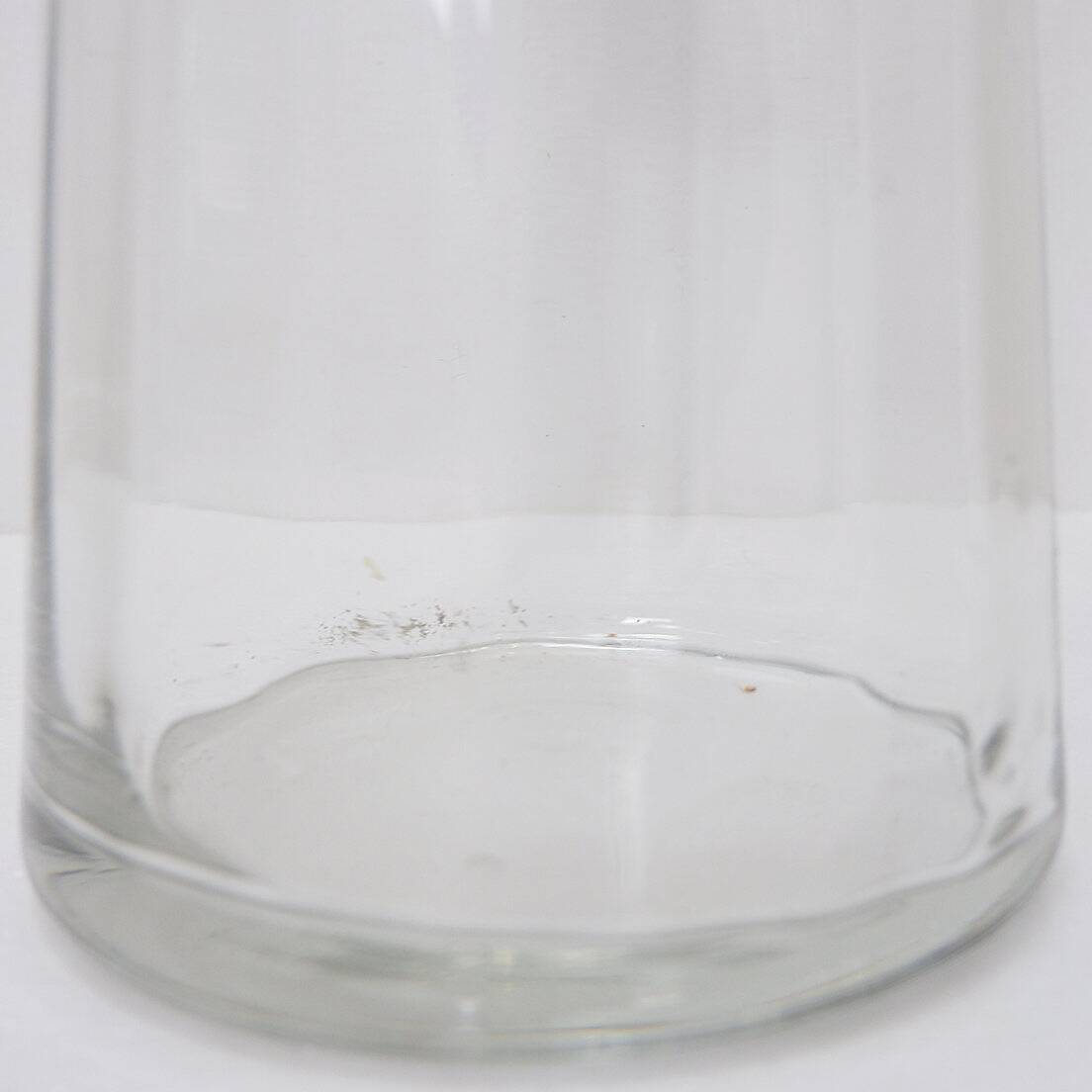 Transparent glass vase attributed to Peill & Putzler - Circa 1970