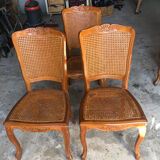 Chair cannee louis xv