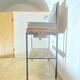 Wood and zinc sink