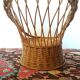 Fauteuil corbeille vintage pour enfant
