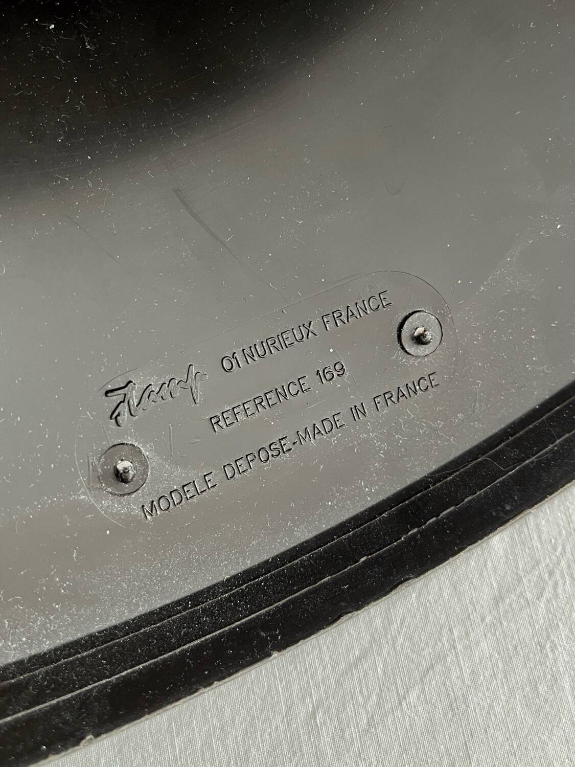 Vintage brown Tam Tam stool Stamp