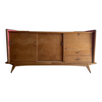 Buffet, enfilade pieds compas, bar des années 50.
