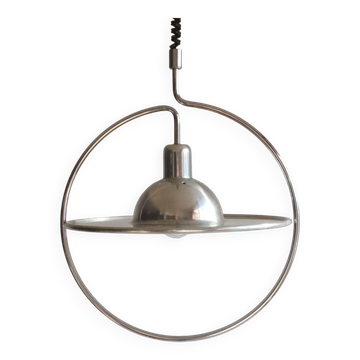 Lampe à suspension en forme d'anneau de Saturne, années 1970
