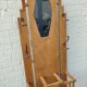 Art Deco coat rack in oak